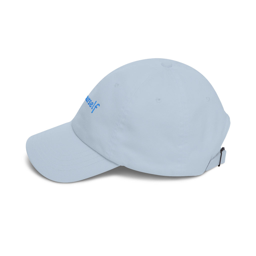 Be Yourself Embroidered Dad Cap — Light Blue Casual Baseball Hat